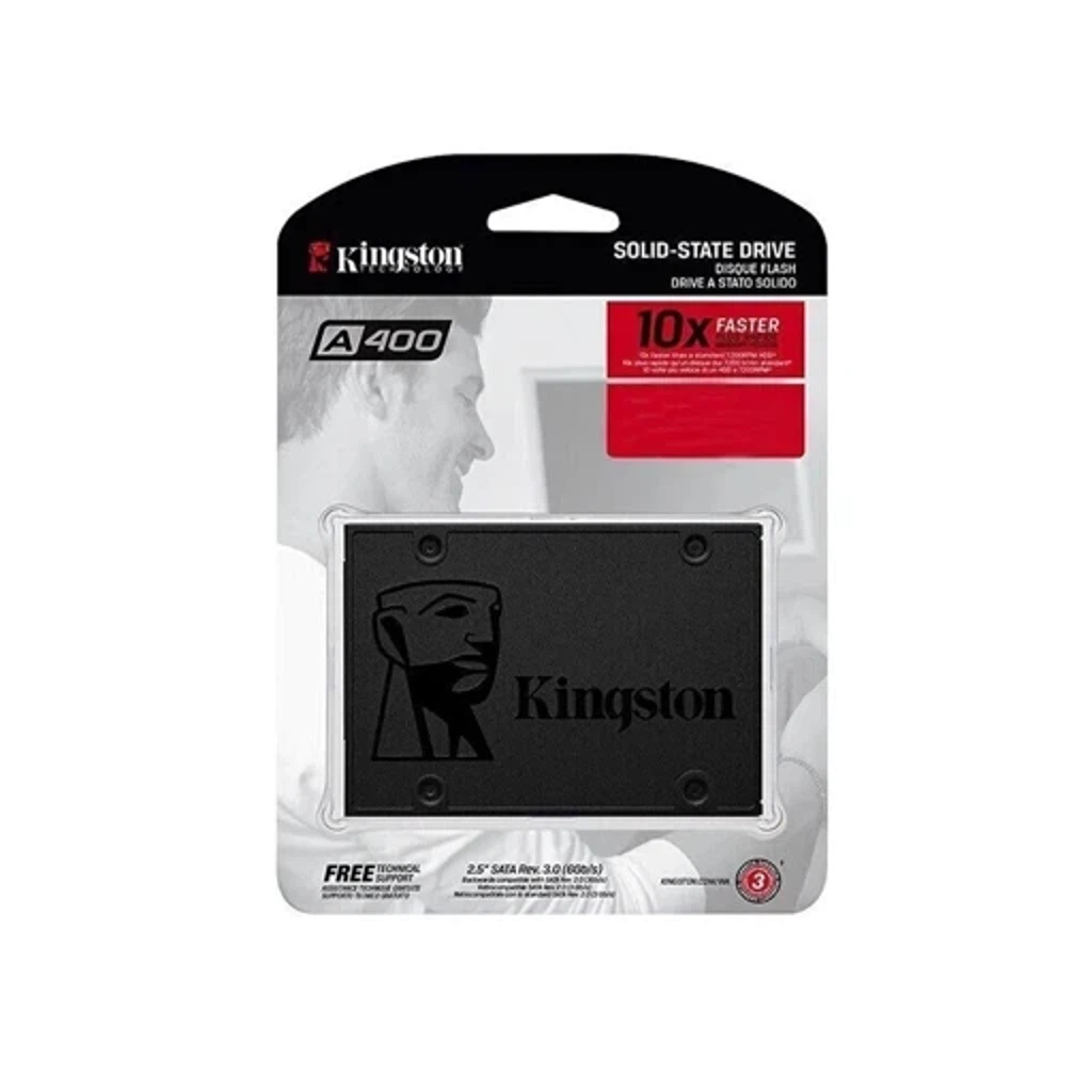 Накопитель SSD Kingston 480Gb Kingston A400 (SA400S37/480G)